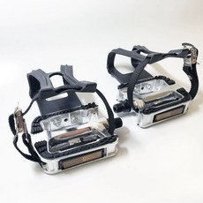 실내 사이클링 자전거 디스크 홈 전기 교체 바퀴 도로 휠 패드 가정용 운동 접이식, 표준 왼발 단품 포함