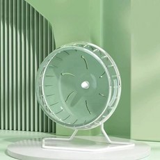 골든 햄스터 쳇바퀴 브라켓 러닝 무소음 장난감 다람쥐, 1개, 블루그레이 14cm