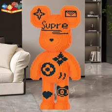 주토피아 주디 닉 50cm 세트 상품 나노블럭 조립 블록, 1개, 68cm 오렌지 바이올런트 조립