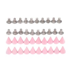 20 PCS 펑크 의류 가죽 버클 금속 나사 손잡이 지적 리벳 핸드백 벨트 신발 공예 총알 리벳 스터드 네일 DIY 수제, 두번째