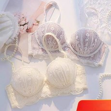 乳膠內衣 女小胸聚攏 收副乳 防下垂 加厚文胸 上托調整 無鋼圈胷罩套裝