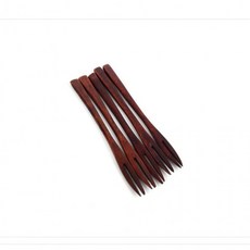 5P 옻칠티포크 간식포크 카페분위기 야외포크, 단일상품1, 1개