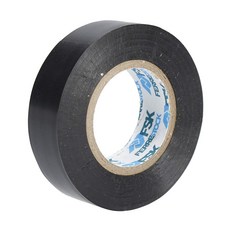 羽毛球拍封口膠帶，高延展性不留黏痕，適用於握布、手把柄皮固定，羽球拍收尾膠帶, 黑色, 1個