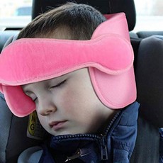 카시트 넵업 머리받침 머리 고정밴드 목 헤드 서포터, 그레이, 1개