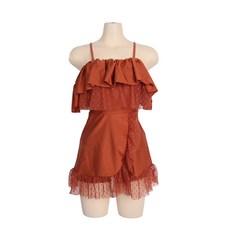 VERAF 黑天鵝連身泳衣沙灘裝 L112