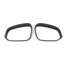 자동차 장식 도어 미러 커버 백미러 스타일링, 1개, 3. Rain Eyebrow-carbon