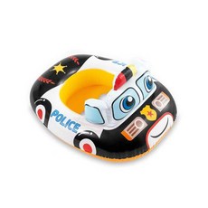 INTEX 兒童起重機造型坐圈 適合1-2歲幼童 15公斤內使用, 警車, 20個