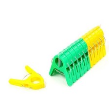 HD 빨래집게 강력 플라스틱 세탁 건조대 중형 12개입, 1개