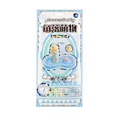 휴대폰 케이스 노트북 스크랩북 보상과 호환되는 3D 퍼퍼 스티커 만화 엠보싱 스티커 스택형 장식 스티커, 1개, 파랑색