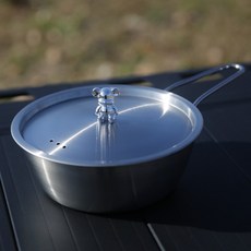 곰돌이 304스텐레스 스틸 편수 냄비 대형 시에라컵, 1개, L