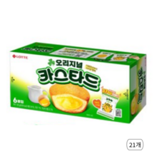롯데카스타드 오리지널, 138g, 21개