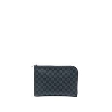 루이 비통 중고 2020 다미에 그래파이트 포쉐트 주르 MM 클러치