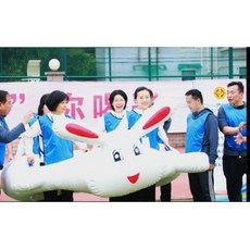 어른들 5인 거북이 와 토끼 풍선 단체 야유회 레킄레이션 슬라이드 게임 에어바운, 토끼 (5명)