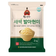 농협 왕의밥상 새싹 발아현미, 2kg, 1개