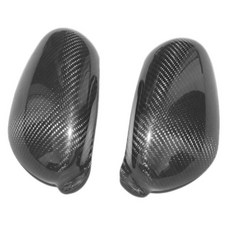 亮光 真碳纖維 後視鏡蓋 真卡夢 Carbon Fiber 適用 99-04 996 911 S 4S turbo GT, 1個