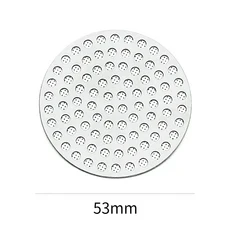 [호환제픔] 51/53/58mm 재사용 커피 필터 메쉬 스테인레스 퍽 더블 레이어 파인, 02 53mm