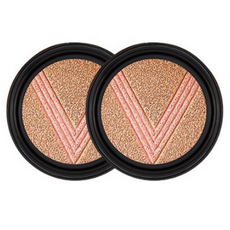 끌레드벨 미라클파워 리프트 브이 리필 쿠션 파운데이션 13g, 21호 핑크골드 베이지, 2개