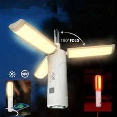 접이식 LED 캠핑 랜턴 충전식 휴대용 후레쉬 손전등 led 감성 조명, m26, 1개