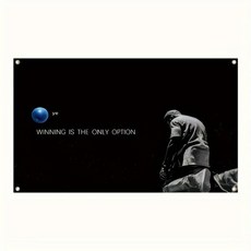 Kanye Rapper Tweet 플래그 승리는 유일한 옵션 3x5fts 거실 홈 장식입니다., 02 90x150 센치메터