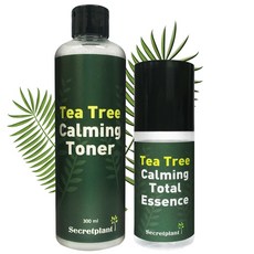 시크릿플랜트 티트리 카밍 진정 대용량 토너+티트리 올인원 토탈 에센스, 400g, 1개