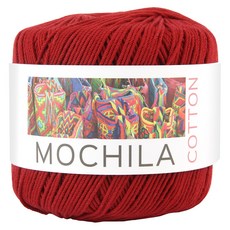 브랜드얀 모칠라코튼 가방소품 뜨개실, 1개, 9버건디