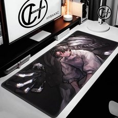 주술회전 옷코츠 유타 게이밍 마우스 패드 데스크테리어 소품 애니 굿즈, 600x300x2mm, BLACK9
