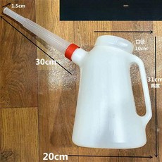 플라스틱 눈금 오일통 세제계량컵 주전자형 계량용기, 1개, 1L, 5L