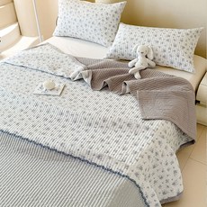 리진 루미플라워 워싱 스프레드 슈퍼킹 (230X250cm), 그레이