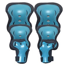 랜드웨이 아동 보호대 세트 인라인 자전거 킥보드 보호대, 모션 보호대 블루M