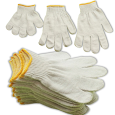 룰루레빗 고사리손 어린이 체험 활동 목장갑, 40개, 화이트,L