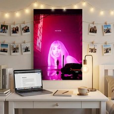 클래식 영화 러너 포스터 벽 데칼 떼어내고 붙이기 프린트 방수 홈 데코, 11. White11