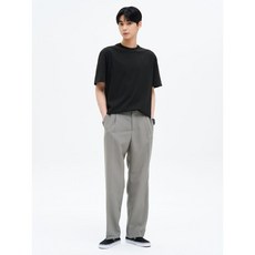 브랜드정품 에잇세컨즈 8SECONDS 강연 베이직 세미와이드핏 슬랙스 카키 350197