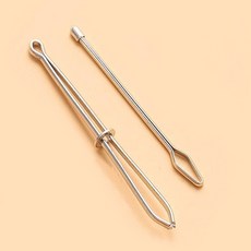 하의 바지 허리 고무줄 꿰기 바늘, 1세트, 집게형1개+고리형1개