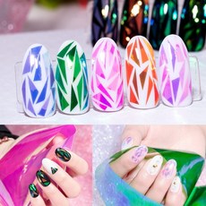 팡팡젤네일 유리조각 필름지 (5x20), 1개, 유리조각필름지 #014