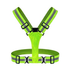 발광 LED 조끼 신축성 반사 어깨끈 탄력 신호수 야간 자전거 라이딩 작업용 스포츠 조끼