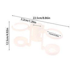 비치 우산 음료 홀더 브래킷 휴대용 컵 트레이 야외 워터 누출 방지 캠핑 장비, 화이트, Color: 1. White