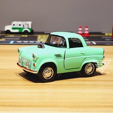 聲光可開門Q版復古合金車 - 警車 金龜車 雙層巴士 復古老爺車 mini cooper模型車 小車, 雪老-綠(聲光雙開門, 1個