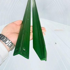 울타리 휀스 말뚝 쇠지지대 철망 방부목 아치형 텃밭 안전 1.3m 단단한 주철 B, 1.8m 장식 가장자리 기둥 A