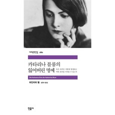 카타리나 블룸의 잃어버린 명예 하인리히 뵐 (지은이) / 민음사