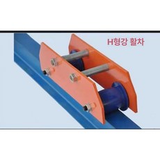 수동 H빔 운반기 도르래 호이스트 롤러 크레인 이동식 레일 도구 리프트 윈치 풀리 소형, 1개, 슬롯 폭 9 . 4cm 1 . 5t 1m 1쌍