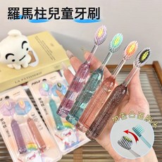 DFMEI 水晶兒童青少年牙刷3到6到12歲換牙期軟毛10歲以上小初中學生, 1個, 如圖, 兒童水晶牙刷【2支】隨機色系