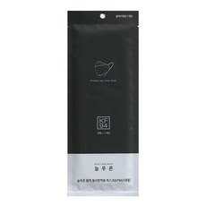 늘푸른 황사 방역마스크 KF-94 대형, 블랙, 1세트, 50매입
