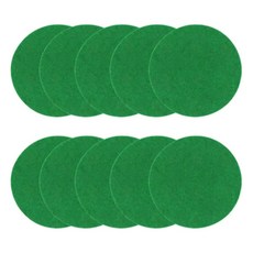 10pcs 에어 하키 망치 펠트 패드 59mm/74mm/94mm 에어 하키 펠트 푸셔 패드, 옵션02) 74mm, 74mm