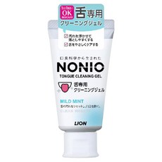 Ebisu NONIO 溫和清潔舌苔刷, 1個, NONIO清潔凝膠45g