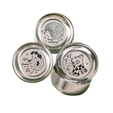 Dashiang 可愛兒童隔熱碗 316/304不鏽鋼 台灣製造, 粉綿羊, 1個