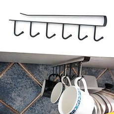 검정 수납도구 컵걸이 다용도걸이 클립형 선반걸이pjy8+2QbR