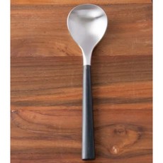 日本柳宗理 樺木黑柄 18-8不鏽鋼 日本製 餐具系列, 1個, 湯匙 ( )