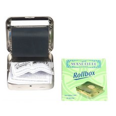 MASCOTTE 半自動捲菸器 70mm 金屬捲菸盒 不鏽鋼, 1個