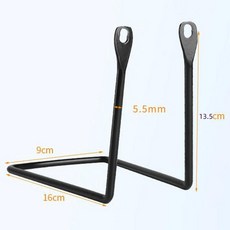 스쿠터 Ebike 자전거용 내마모성 고정 브래킷 바스켓 다양한 모델용 거치대, 1) L  type holder, 1개