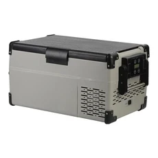 판매 12v 24v 휴대용 미니 자동차 냉장고 야외용 압축기 포함 캠핑용 냉동고, 03 Gray Black